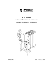 Mar Cor Purification 23G Serie Manual De Funcionamiento Y Mantenimiento