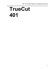 TrueCut 401 Manual De Instrucciones