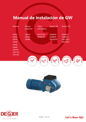 de Gier GW100 Manual De Instalación