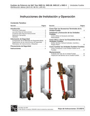 S&C SMD-1A Instrucciones De Instalación Y  Operación