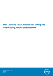 Dell Latitude 7410 Guía De Configuración Y Especificaciones