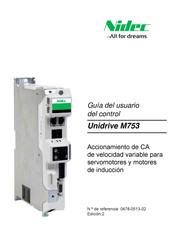 Nidec Unidrive M753 Guía Del Usuario Del Control