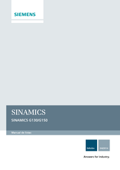 Siemens SINAMICS G150 NEMA Manual De Listas