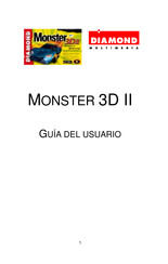 Diamond Multimedia MONSTER 3D II Guia Del Usuario