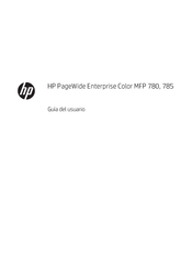 HP PageWide Enterprise Color MFP 785 Guia Del Usuario