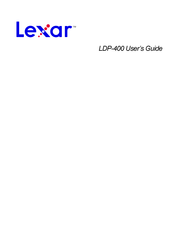 Lexar LDP-400 Manual Del Usuario