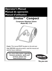 Invacare Stratos Compact IRC 1710 Manual De Operación