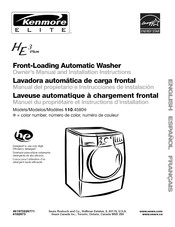 KENMORE ELITE HE 3 Plus 110.4580 Serie Manual Del Propietário