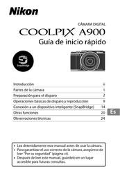 Nikon COOLPIX A900 Guia De Inicio Rapido