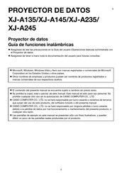 Casio XJ-A235 Manual De Instrucciones