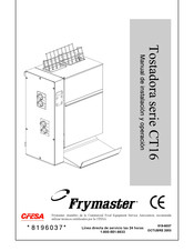 Frymaster CT16 Serie Manual De Instalación Y Operación