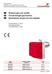 Chappee 20016439 Instrucciones De Instalación, Montaje Y Funcionamiento