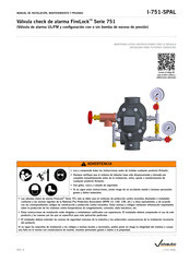 Victaulic FireLock 751 Serie Manual De Instalación, Mantenimiento Y Pruebas