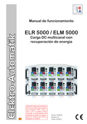 Electro-Automatik ELM 5200-12 Manual De Funcionamiento