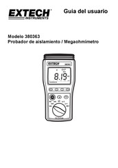 Extech Instruments 380363 Guia Del Usuario