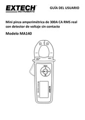 Extech Instruments MA140 Guia Del Usuario