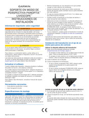 Garmin PANOPTIX LIVESCOPE Instrucciones De Instalación