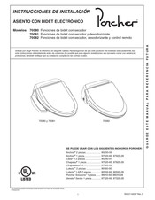 Porcher 70082 Instrucciones De Instalación