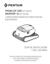 Pentair 360495 Guía De Instalación Y Del Usuario