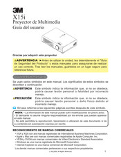 3M X15i Guia Del Usuario