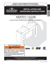 Napoleon NEFP27-1015B Instrucciones De Instalación Y  Operación