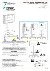 Ergotron Neo-Flex Mobile Media Center VHD Guia Del Usuario