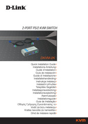 D-Link DKVM-2K Guia De Instalacion