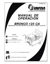 Infra Bronco 125 CA Manual De Operación