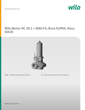 Wilo HC 20.1+Rexa SUPRA Instrucciones De Instalación Y Funcionamiento