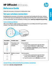 HP OfficeJet 8010 serie Guía De Referencia