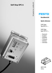 Festo Soft Stop SPC11 Serie Referencia Rápida