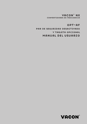 Vacon opt-af Manual Del Usuario