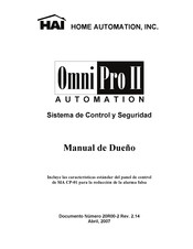 HAI OMNI Pro II El Manual Del Propietario