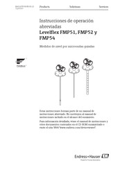 Endress+Hauser Levelflex FMP51 Instrucciones De Operación