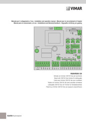 Vimar RS09.120 Manual Para El Conexionado Y El Uso