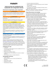 Fusion Signature Serie Instrucciones De Instalación