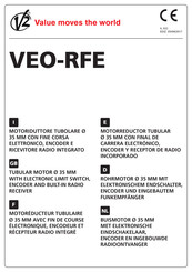 V2 VEO-RFE6-230V Manual De Instrucciones