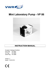 VWR VP 86 Manual De Instrucciones