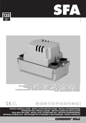 Sfa SANICONDENS mini Instrucciones De Instalación