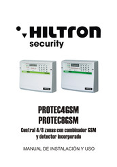 Hiltron security PROTEC8GSM Manual De Instalacion Y Uso