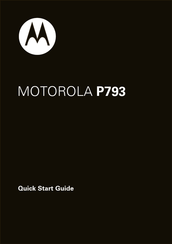 Motorola P793 Manual De Instrucciones