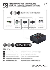 Quick QCC DRV 4CH 350 Manual De Instalacion Y Uso