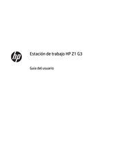 HP Z1 G3 Guia Del Usuario