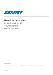 SURREY 553TGQ32 Manual De Instalación