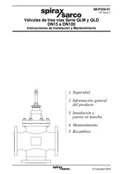 Spirax Sarco QLD Serie Instrucciones De Instalación Y Mantenimiento