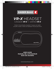 Kaiser Baas VR-X Guía De Usuario