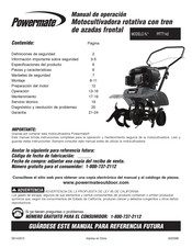 Powermate PFTT142 Manual De Operación