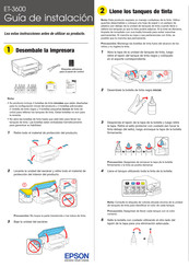 Epson ET-3600 Guia De Instalacion