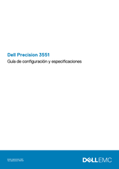 Dell EMC P80F Guía De Configuración Y Especificaciones