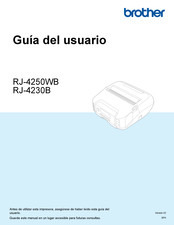 Brother RJ-4250WB Guia Del Usuario